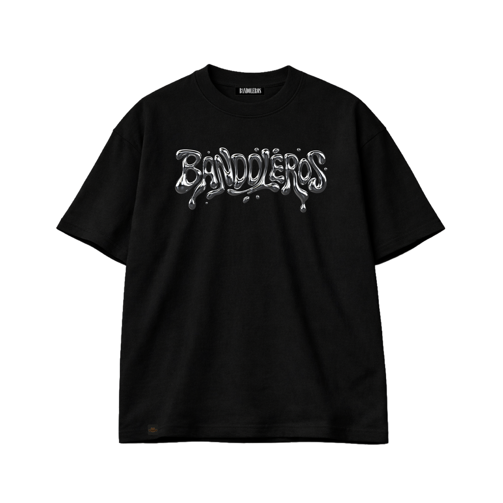 Plata Tee Negro

